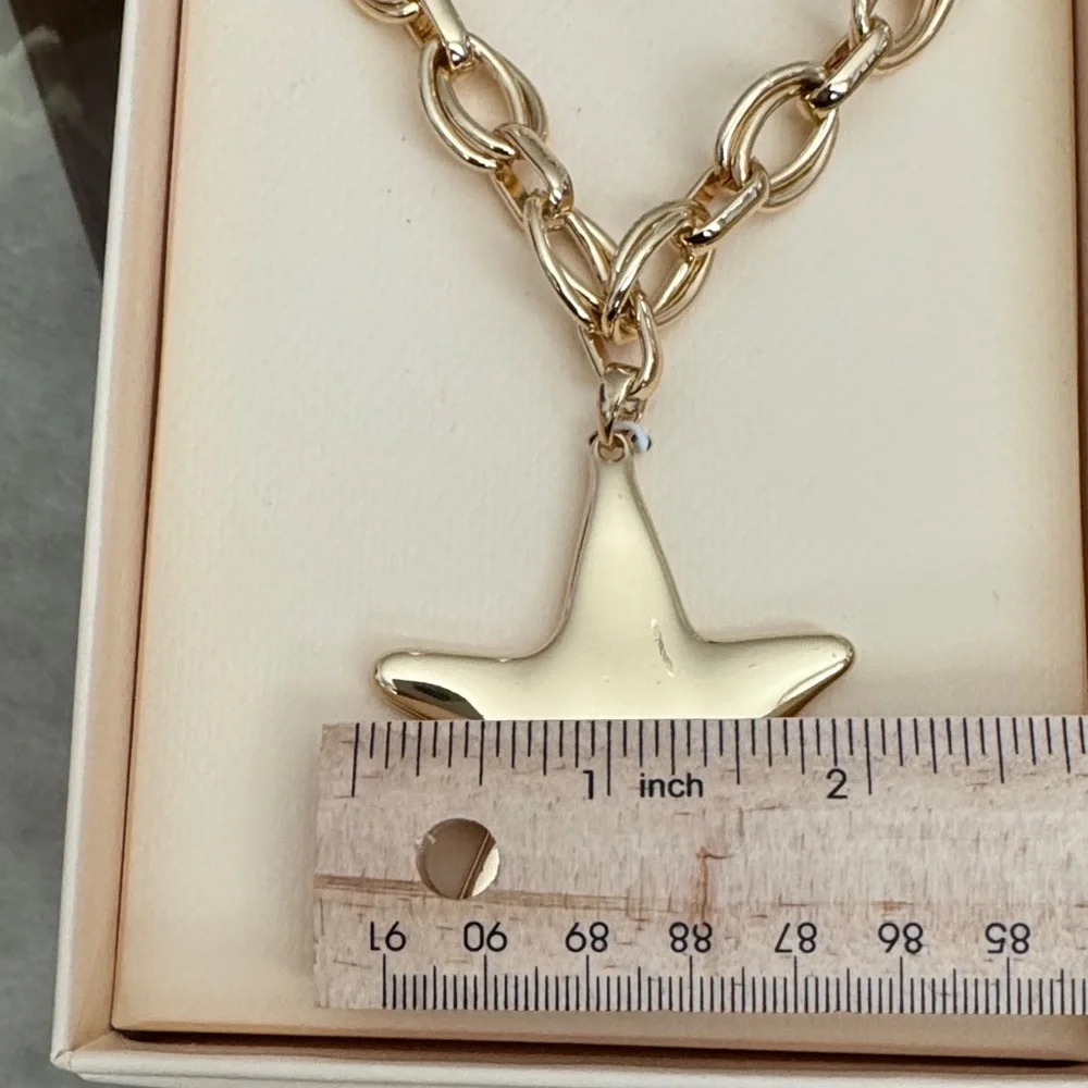 Camila Coelho Gold colored Star Pendant Necklace